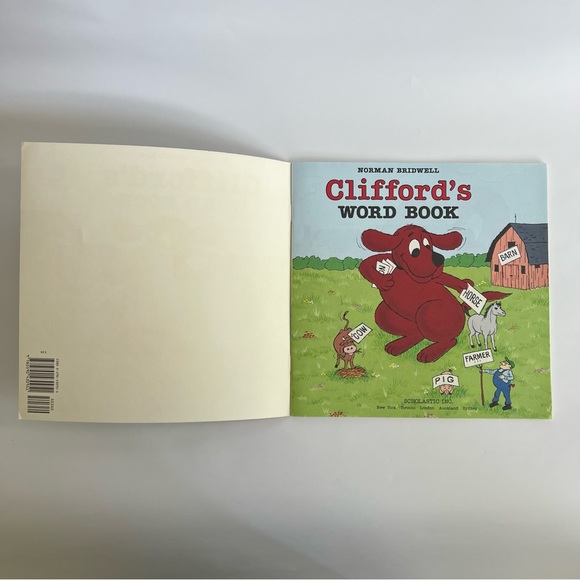 Norman Bridwell Clifford’s Word Book paperback children’s reading learning book - Picture 11 of 17